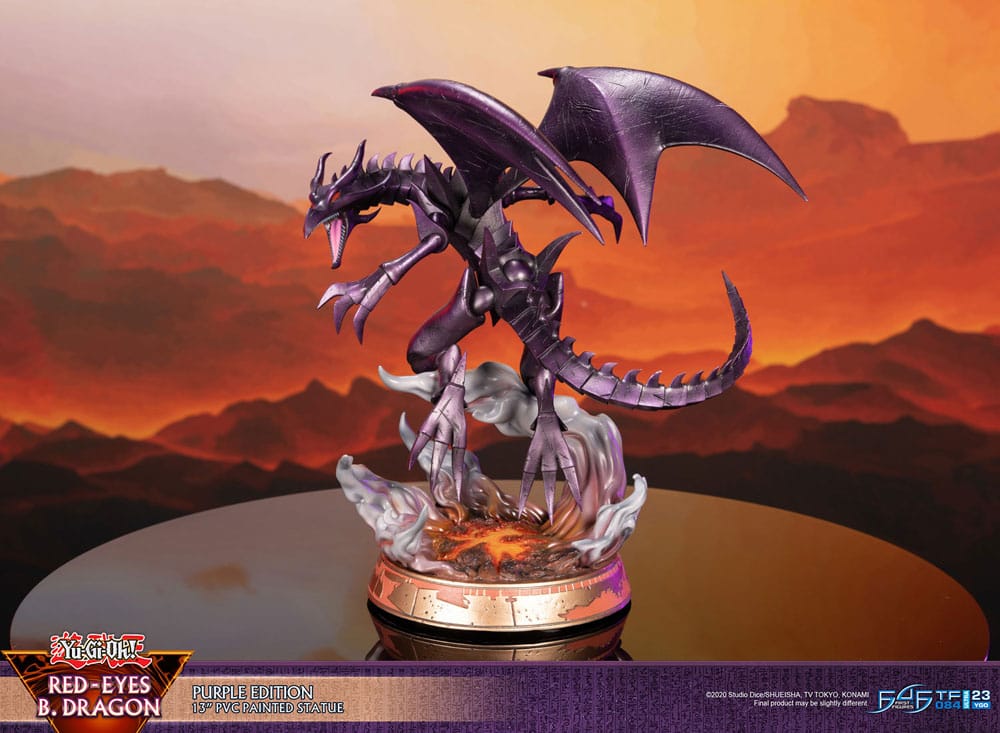 Yu-Gi-Oh! - Statue Rotäugiger B. Drache, Farbe Schwarz