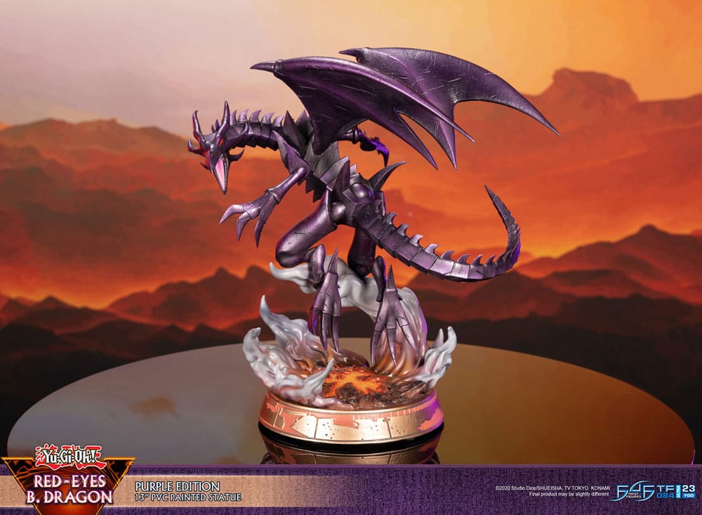 Yu-Gi-Oh! - Statue Rotäugiger B. Drache, Farbe Schwarz