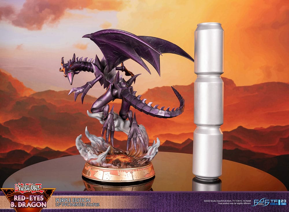 Yu-Gi-Oh! - Statue Rotäugiger B. Drache, Farbe Schwarz
