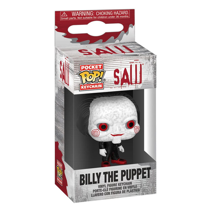 Saw l’Enigmista horror Pocket POP! Keychain BILLY THE PUPPET