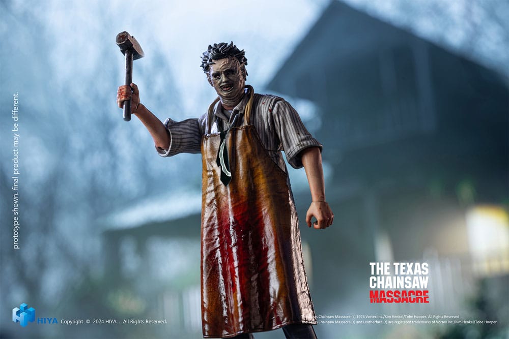 Texas Chainsaw Massacre Exquisite Mini Action Figure BUBBA LEATHERFACE Killing Mask