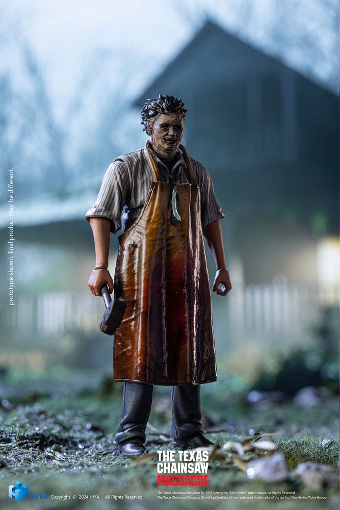 Texas Chainsaw Massacre Exquisite Mini Action Figure BUBBA LEATHERFACE Killing Mask