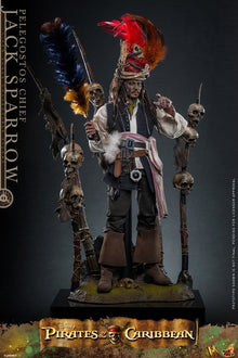 Pirates of the Caribbean Action Figure 1/6 Pelegostos Chief JACK SPARROW