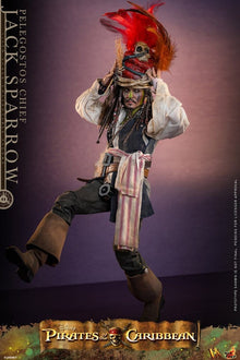 Pirates of the Caribbean Action Figure 1/6 Pelegostos Chief JACK SPARROW