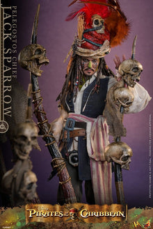 Pirates of the Caribbean Action Figure 1/6 Pelegostos Chief JACK SPARROW