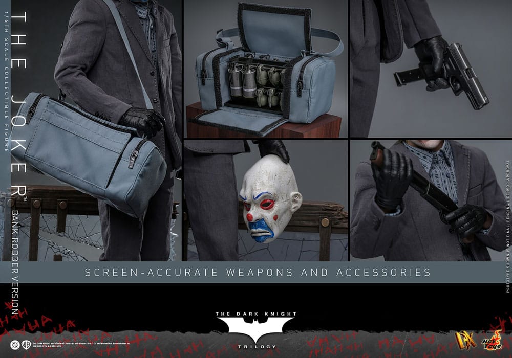 Batman The Dark Knight DX Action Figure 1/6 THE JOKER Bank Robber