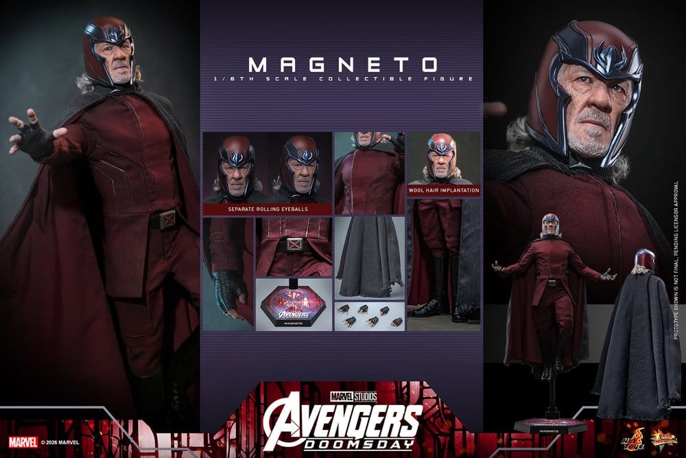 Avengers Doomsday Movie Masterpiece Action Figure 1/6 MAGNETO