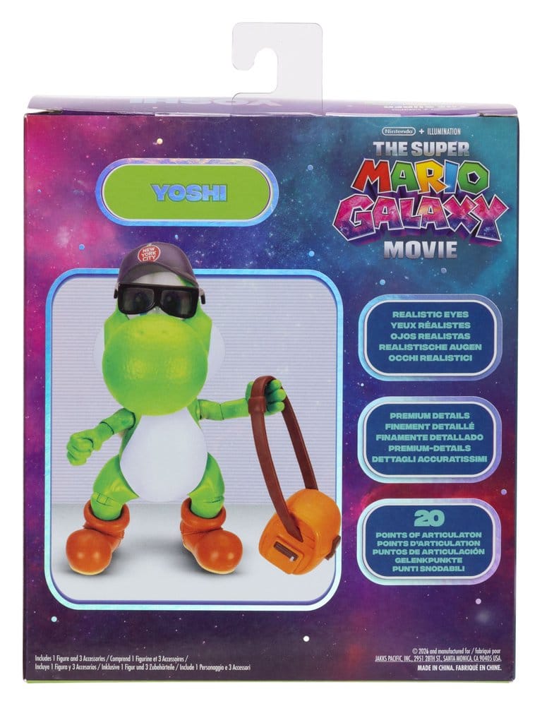 Super Mario Galaxy Movie Action Figure YOSHI