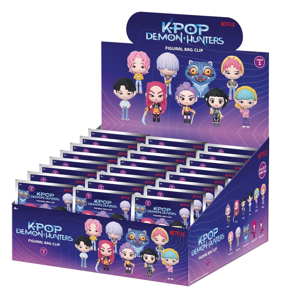 Kpop Demon Hunters 3D Foam BAG CLIPS