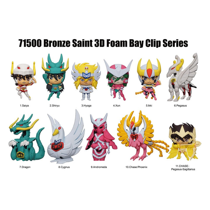 Saint Seiya Mascotte 3D Bag Clip Portachiavi SAINT SEIYA