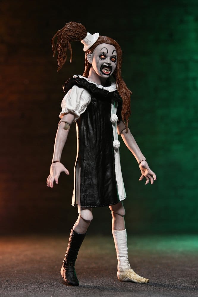Terrifier II 2-Pack Action Figures ULTIMATE ART THE CLOWN & LITTLE PALE GIRL