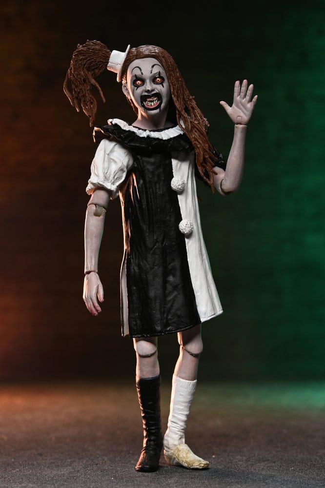Terrifier II 2-Pack Action Figures ULTIMATE ART THE CLOWN & LITTLE PALE GIRL