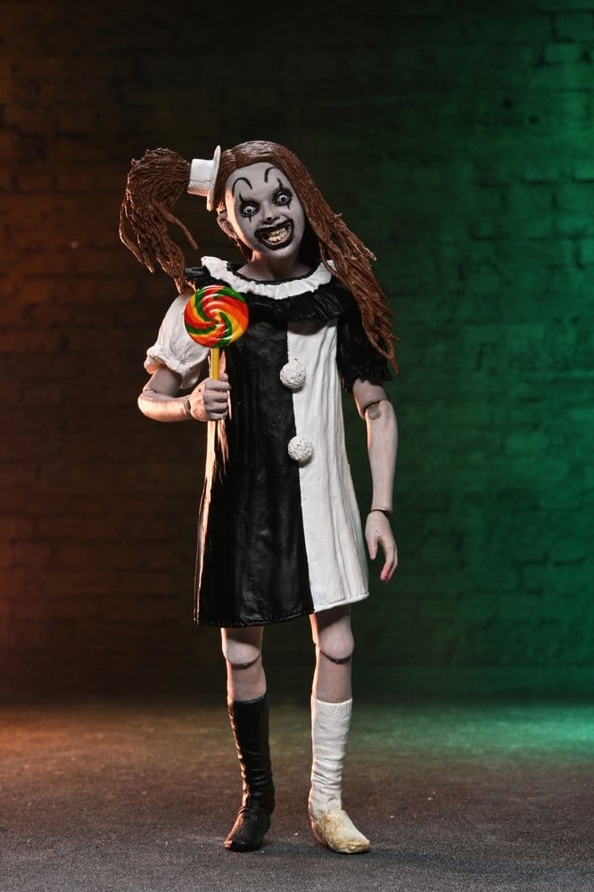 Terrifier II 2-Pack Action Figures ULTIMATE ART THE CLOWN & LITTLE PALE GIRL