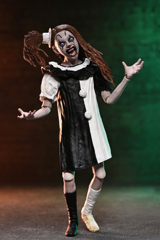 Terrifier II 2-Pack Action Figures ULTIMATE ART THE CLOWN & LITTLE PALE GIRL