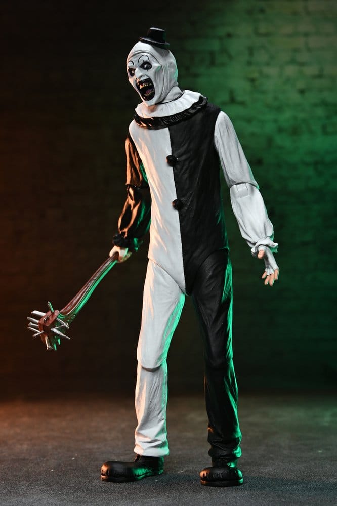 Terrifier II 2-Pack Action Figures ULTIMATE ART THE CLOWN & LITTLE PALE GIRL