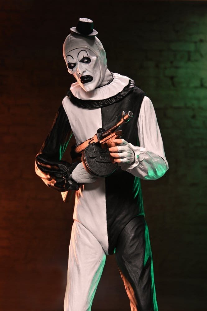 Terrifier II 2-Pack Action Figures ULTIMATE ART THE CLOWN & LITTLE PALE GIRL