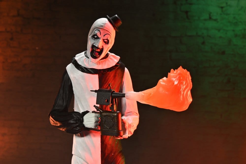 Terrifier II 2-Pack Action Figures ULTIMATE ART THE CLOWN & LITTLE PALE GIRL