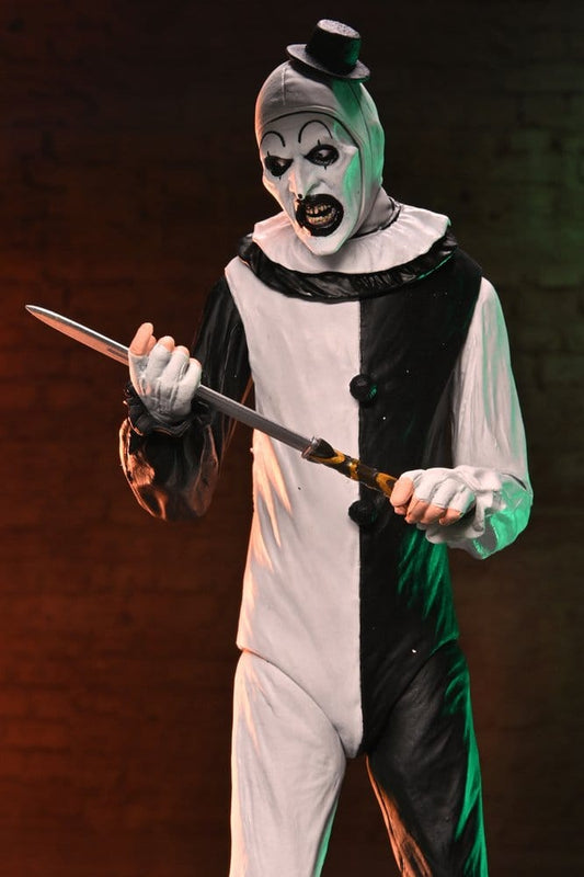 Terrifier II 2-Pack Action Figures ULTIMATE ART THE CLOWN & LITTLE PALE GIRL