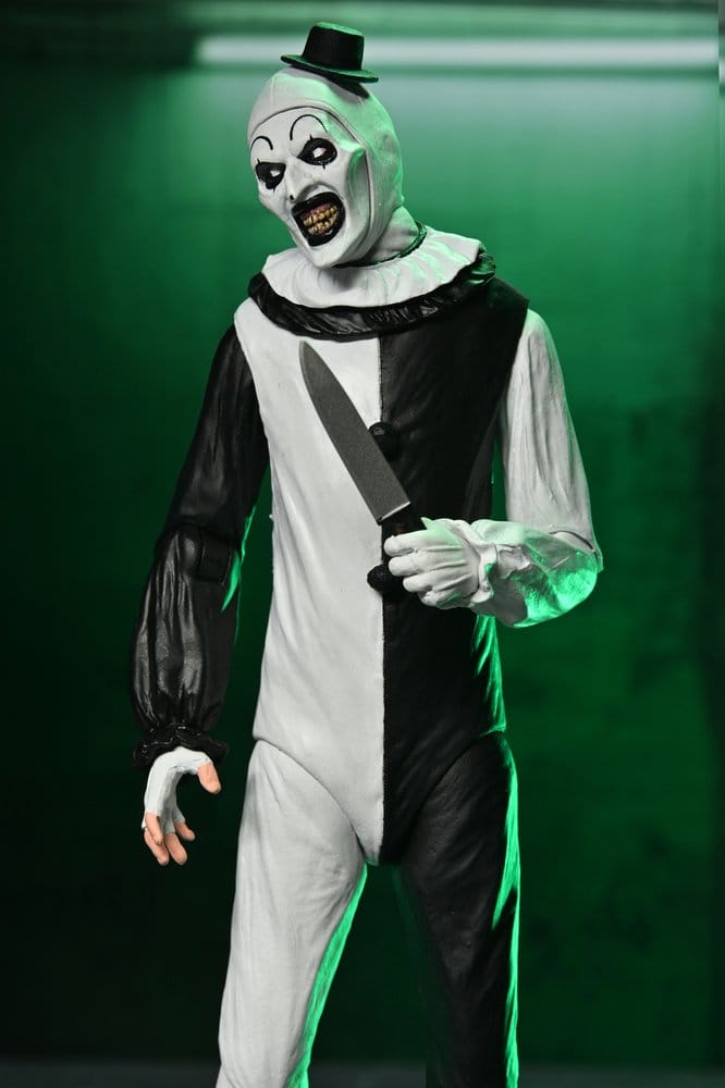 Terrifier II 2-Pack Action Figures ULTIMATE ART THE CLOWN & LITTLE PALE GIRL