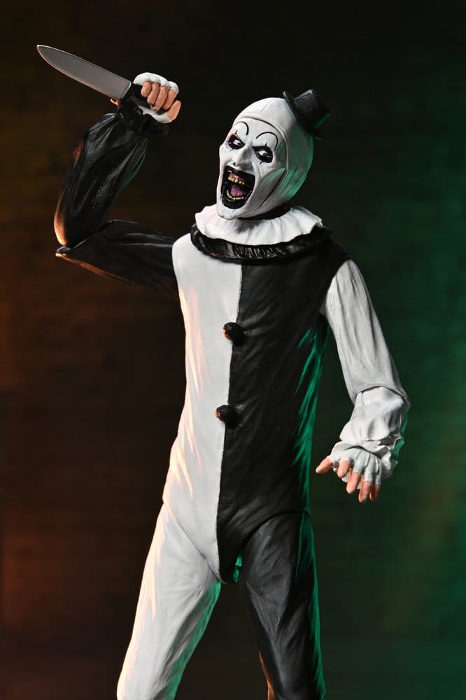 Terrifier II 2-Pack Action Figures ULTIMATE ART THE CLOWN & LITTLE PALE GIRL