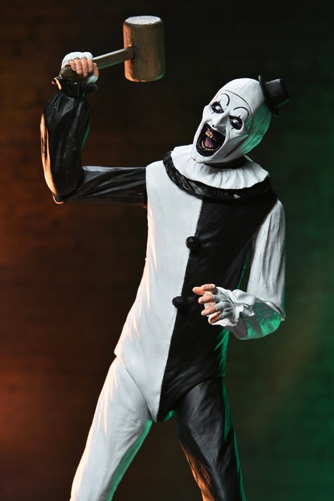Terrifier II 2-Pack Action Figures ULTIMATE ART THE CLOWN & LITTLE PALE GIRL