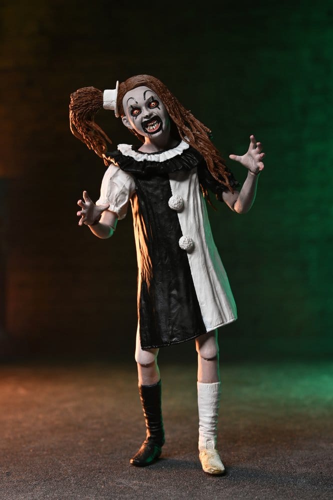 Terrifier II 2-Pack Action Figures ULTIMATE ART THE CLOWN & LITTLE PALE GIRL