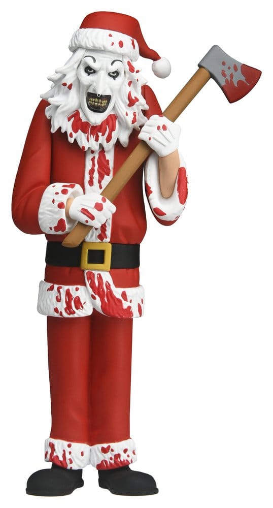 Terrifier Toony Terrors Action Figure Santa Suit ART THE CLOWN