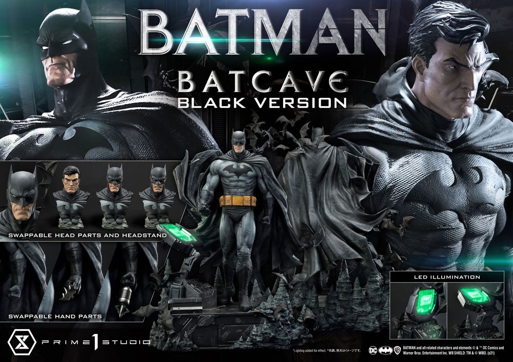 Batman Hush Batcave version noire