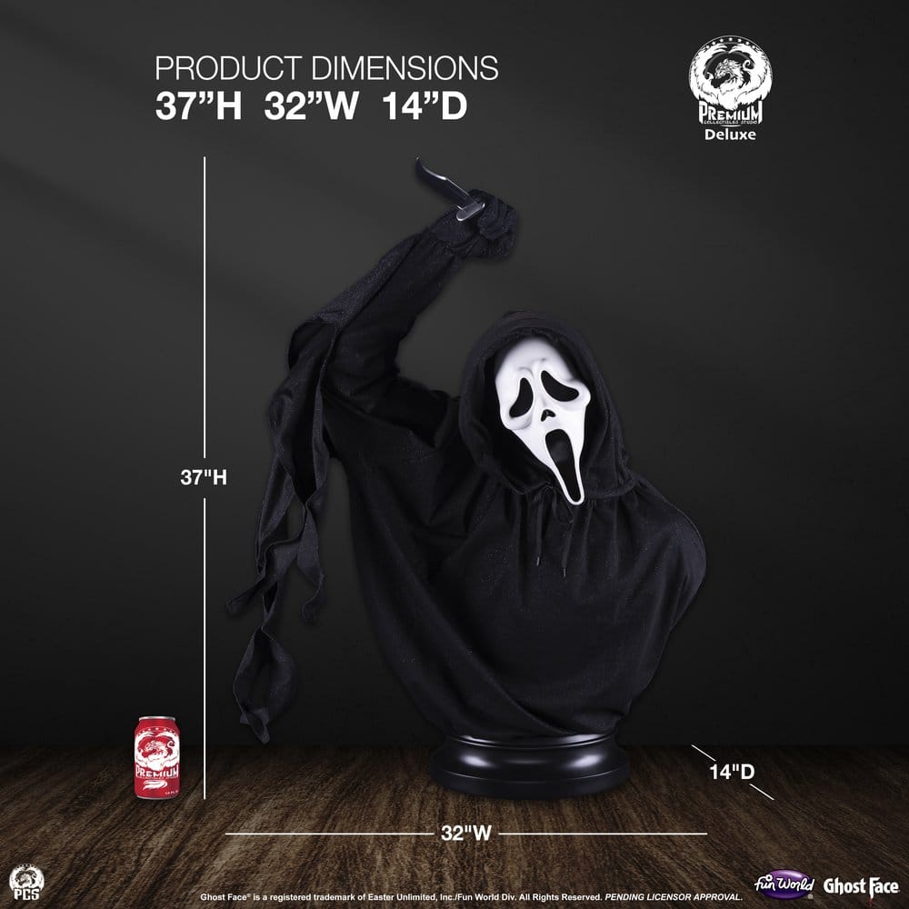 Scream GHOST FACE Life-Size Bust Deluxe Edition 94 cm