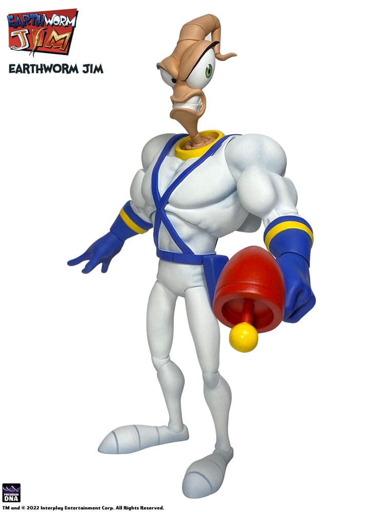 Earthworm Jim Action Figure EARTHWORM JIM & SNOT