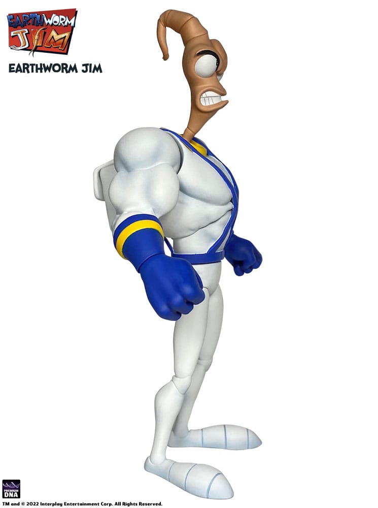 Earthworm Jim Action Figure EARTHWORM JIM & SNOT