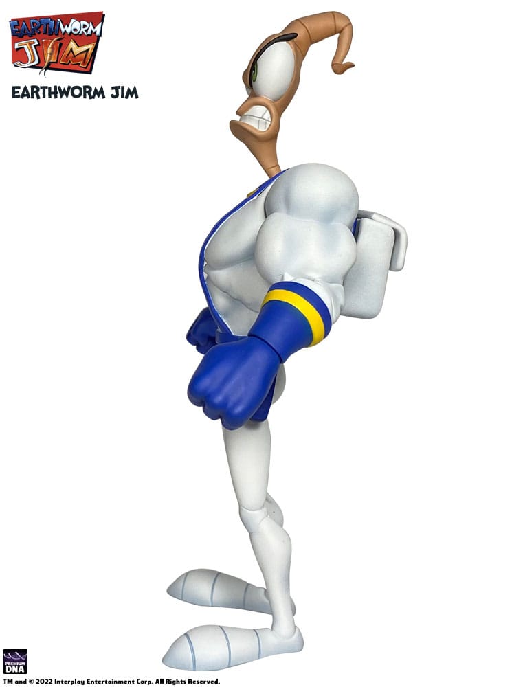 Earthworm Jim Action Figure EARTHWORM JIM & SNOT