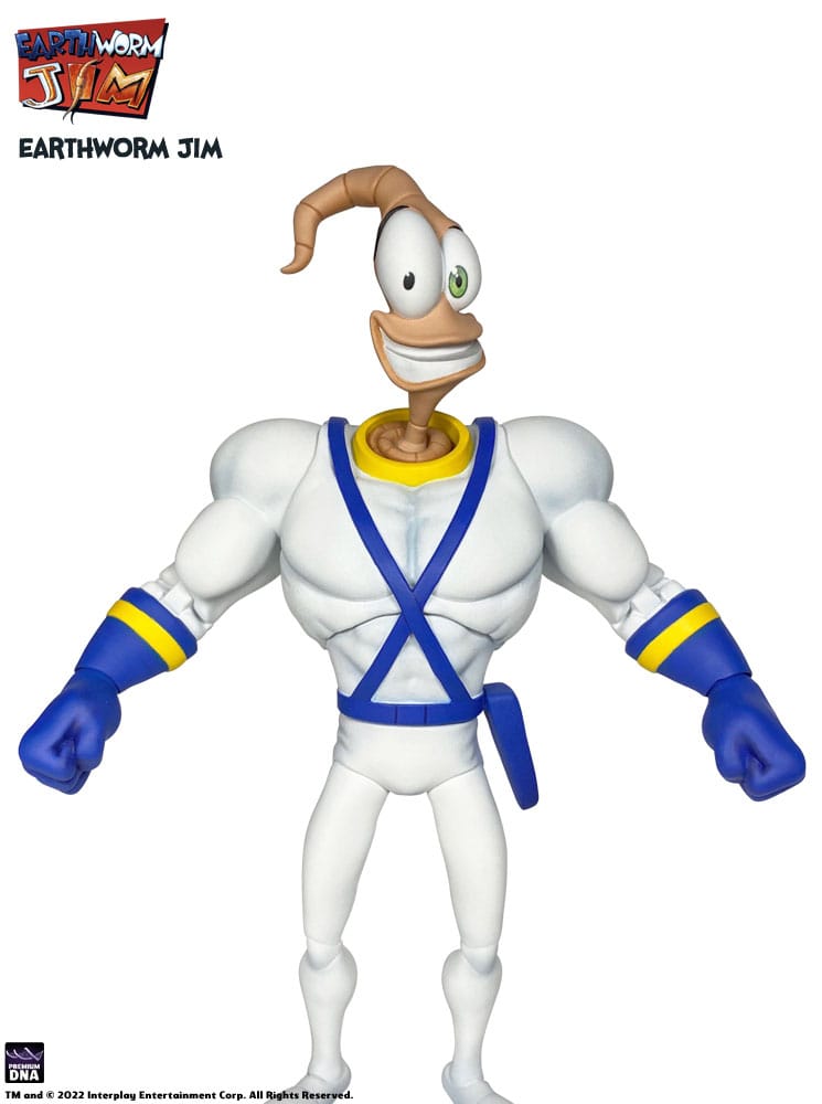 Earthworm Jim Action Figure EARTHWORM JIM & SNOT