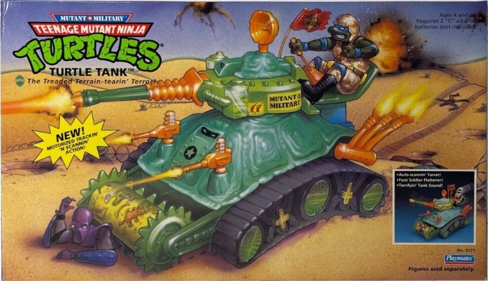 Teenage Mutant Ninja Turtles Vehicle TURTLE TANK Exclusive