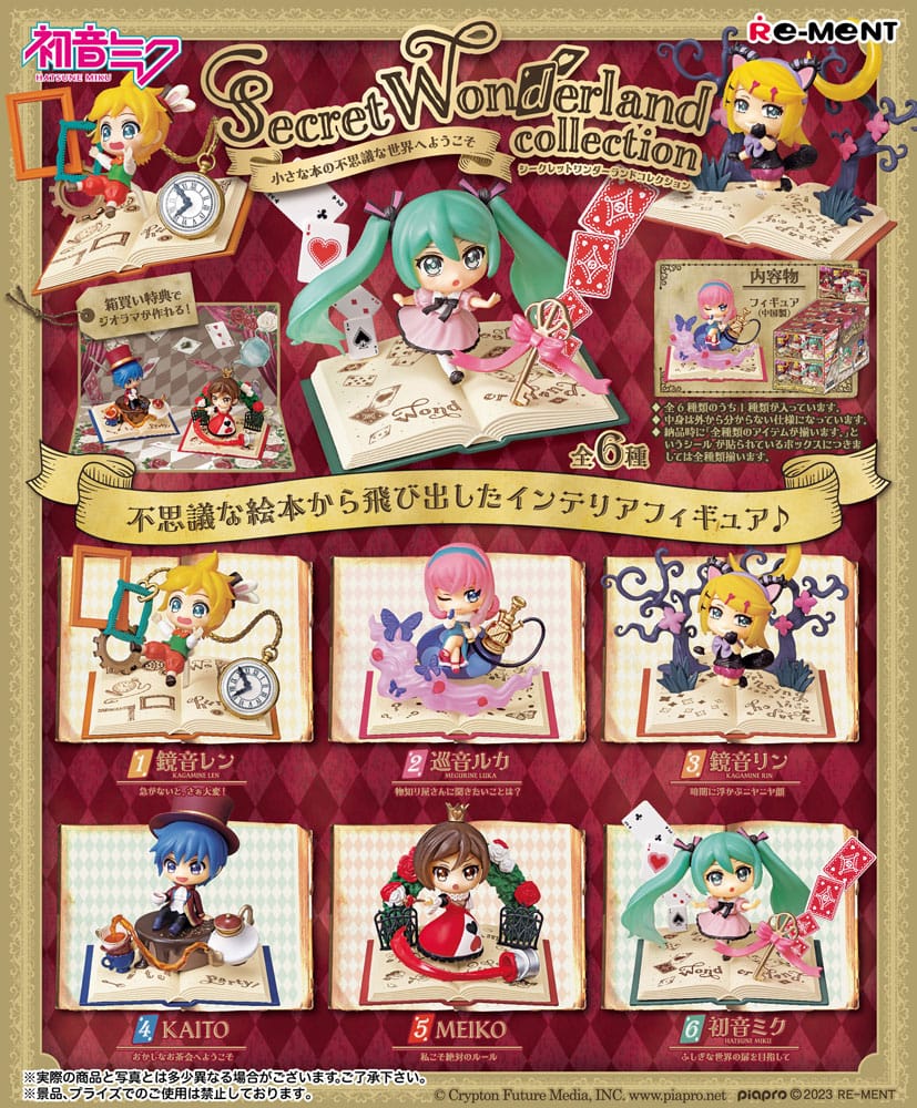 Hatsune Miku Minifiguren Secret Wonderland Collection
