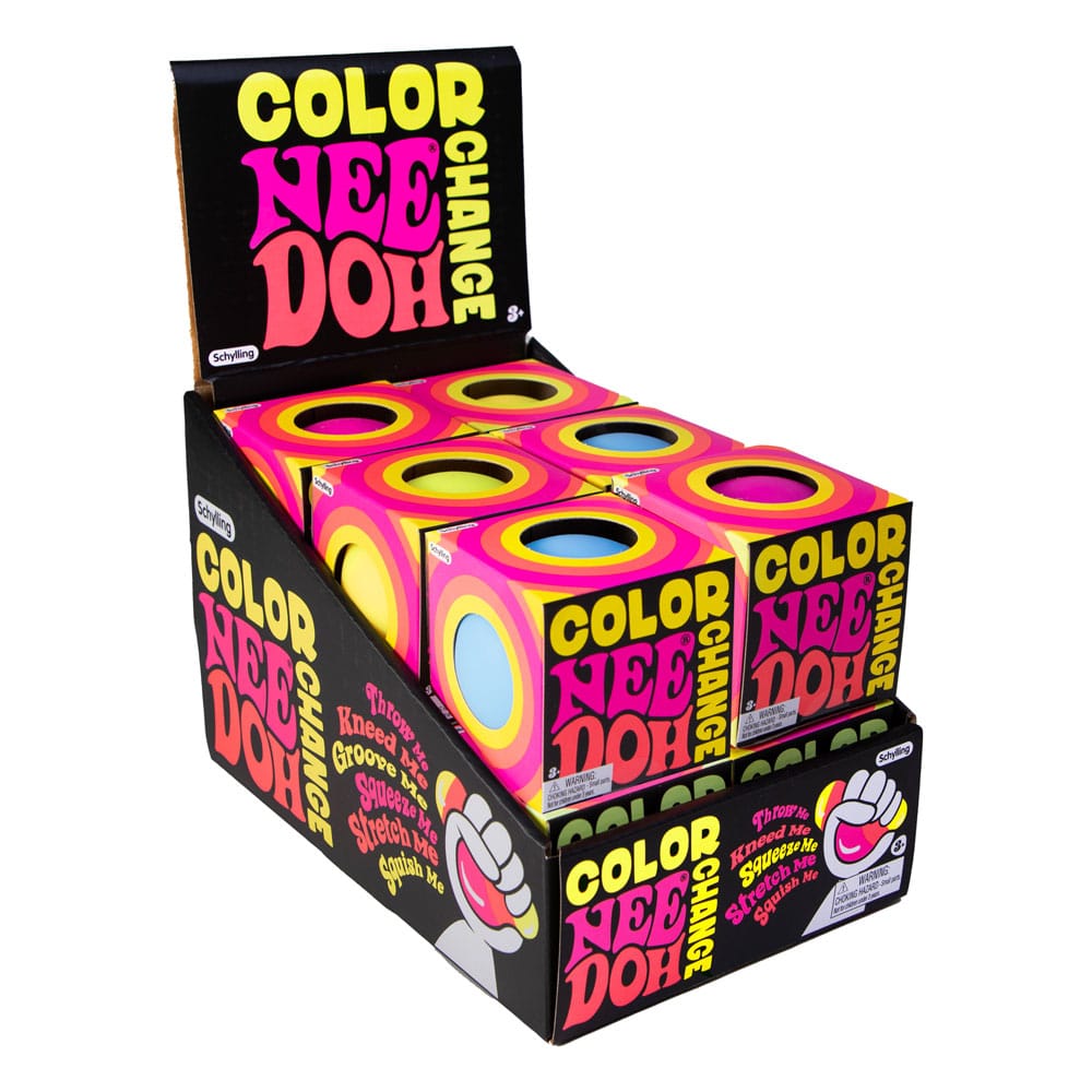 NeeDoh Squeeze Ball GROOVY GLOB Color Changing