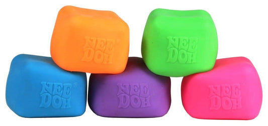 NeeDoh Squeeze Ball NICE CUBE Glow in the Dark 5 cm