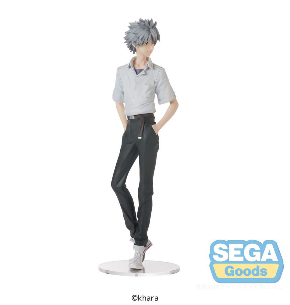 Evangelion Premium Figure KAWORU NAGISA Uniform