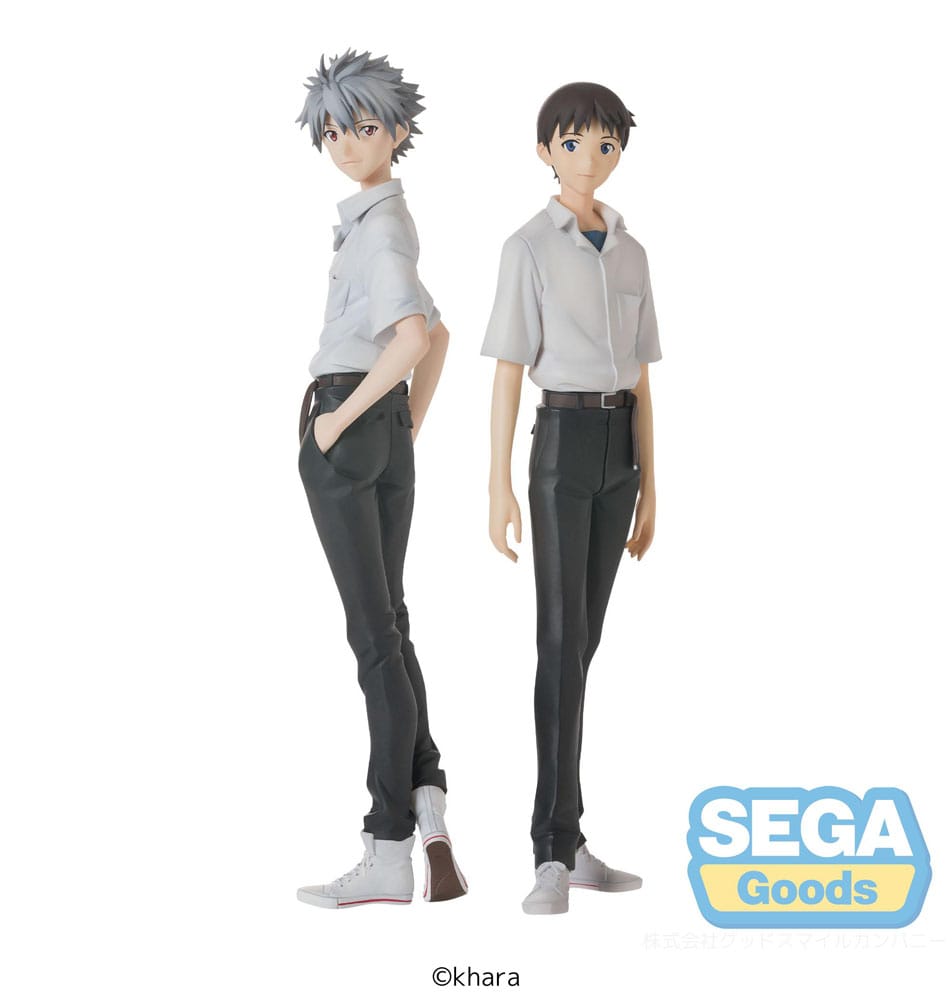 Evangelion Premium Figure KAWORU NAGISA Uniform