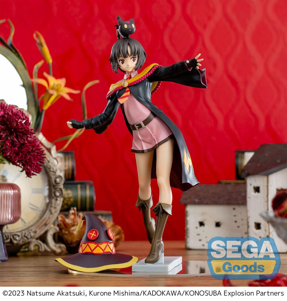 Konosuba - Luminasta Statue MEGUMIN with Chomusuke