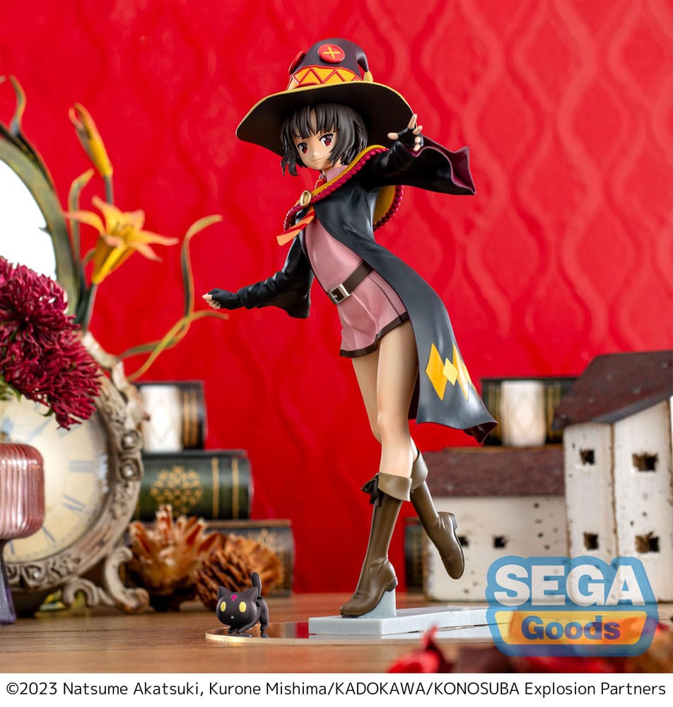Konosuba - Luminasta Statue MEGUMIN with Chomusuke