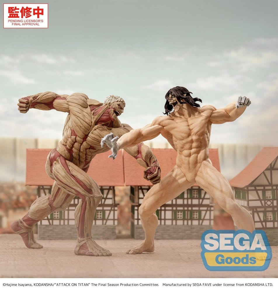 Attack on Titan GigantiX Figure REINER BRAUN ARMORED TITAN
