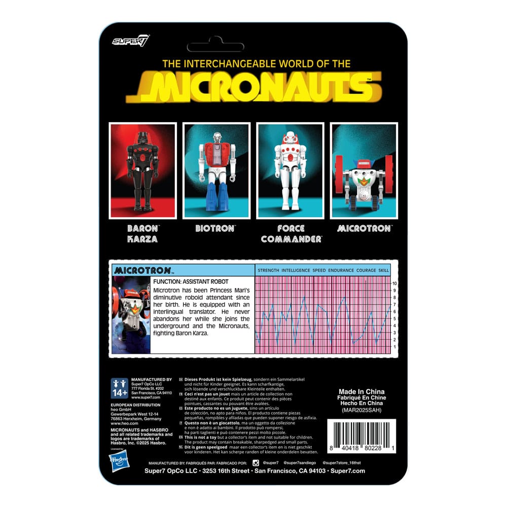 Micronauts ReAction+ Action Figure MICROTRON