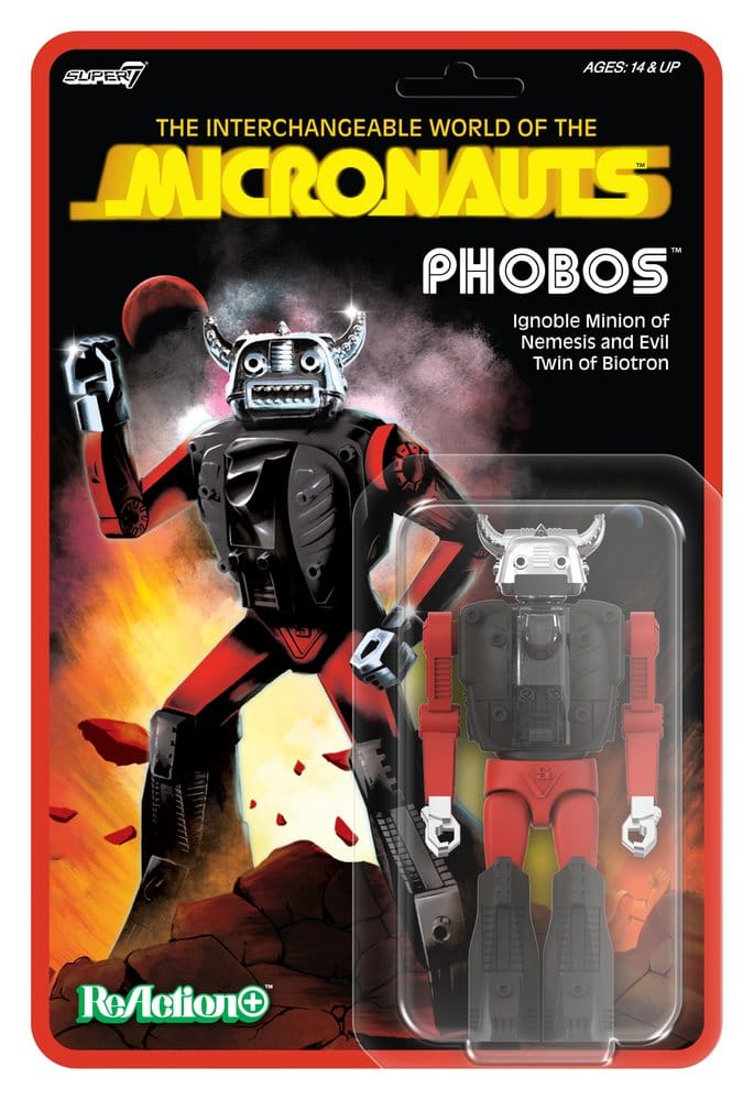 Micronauts ReAction+ Action Figure Wave #04 PHOBOS