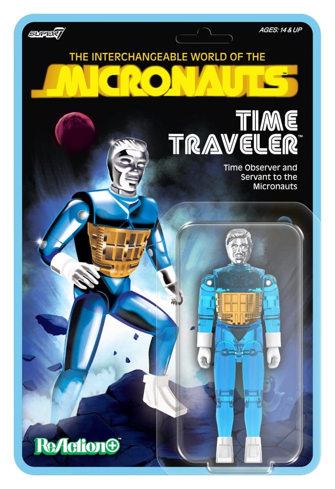 Micronauts ReAction+ Action Figure Wave #03 TIME TRAVELER