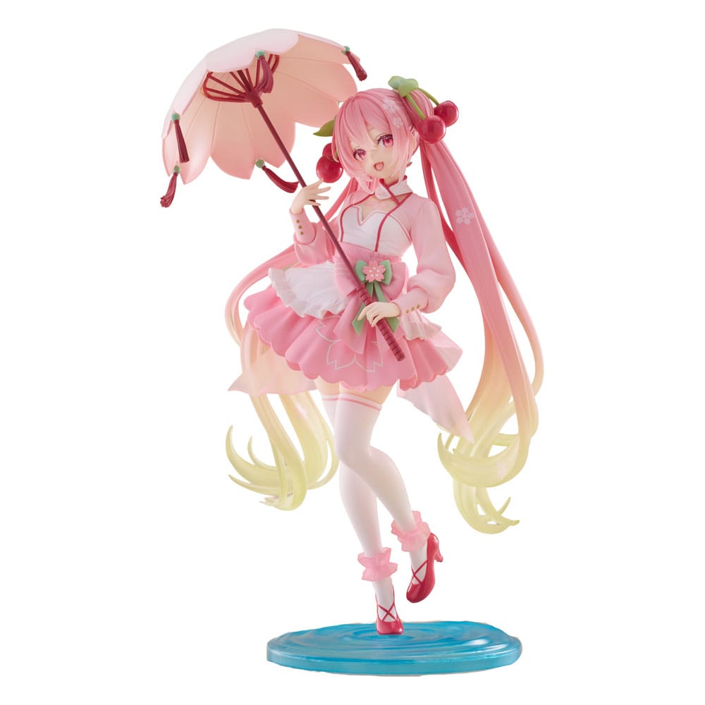 Hatsune Miku AMP Figure Newley Written HATSUNE MIKU Sakura