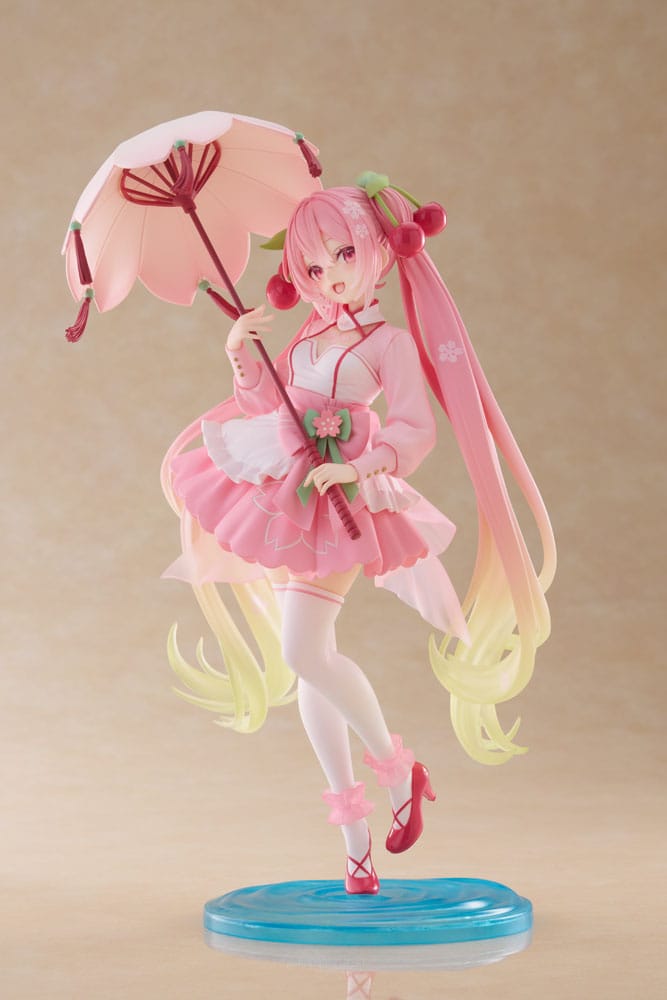 Hatsune Miku AMP Figure Newley Written HATSUNE MIKU Sakura
