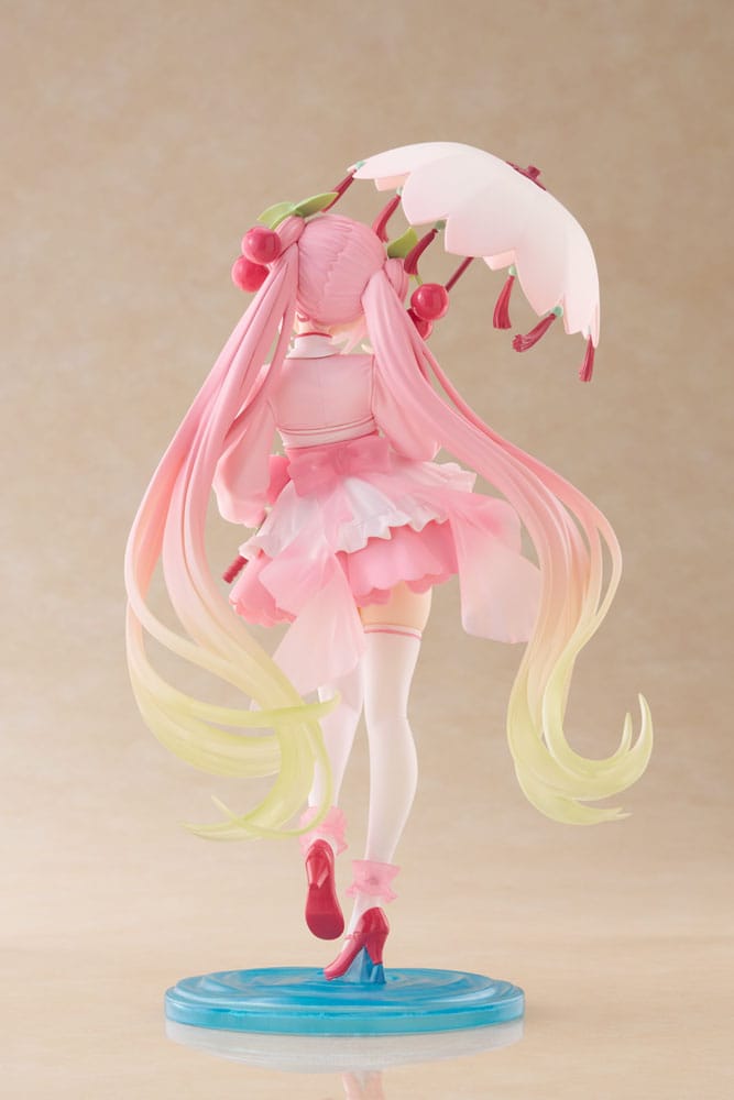 Hatsune Miku AMP Figure Newley Written HATSUNE MIKU Sakura