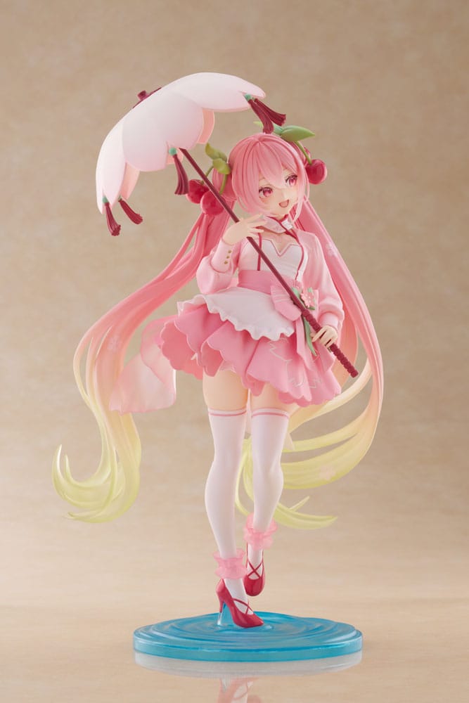Hatsune Miku AMP Figure Newley Written HATSUNE MIKU Sakura
