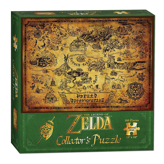 Legend Of Zelda Puzzle Hyrule Map